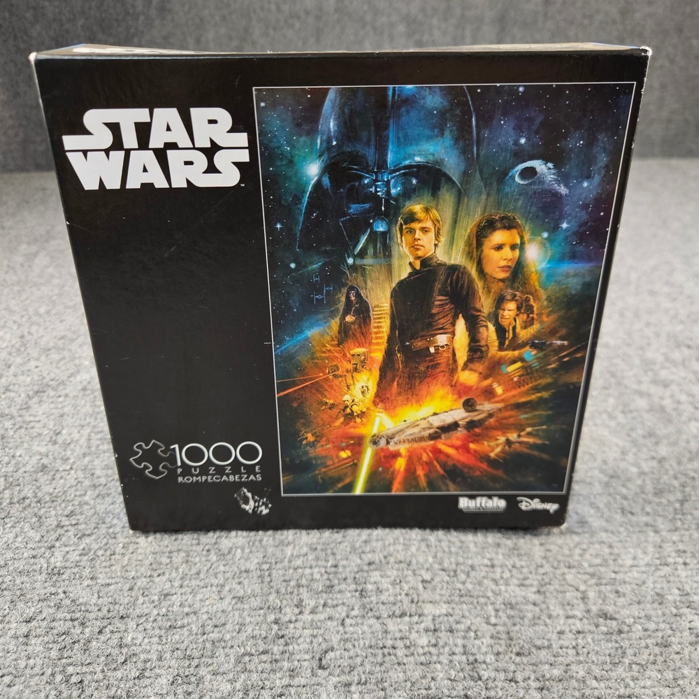Star Wars 1000 Piece Jigsaw Puzzle‎ Buffalo Games Luke Leia Vader 10600